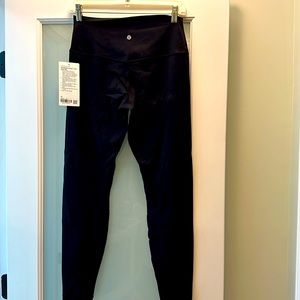 NWT black lululemon align pant 28